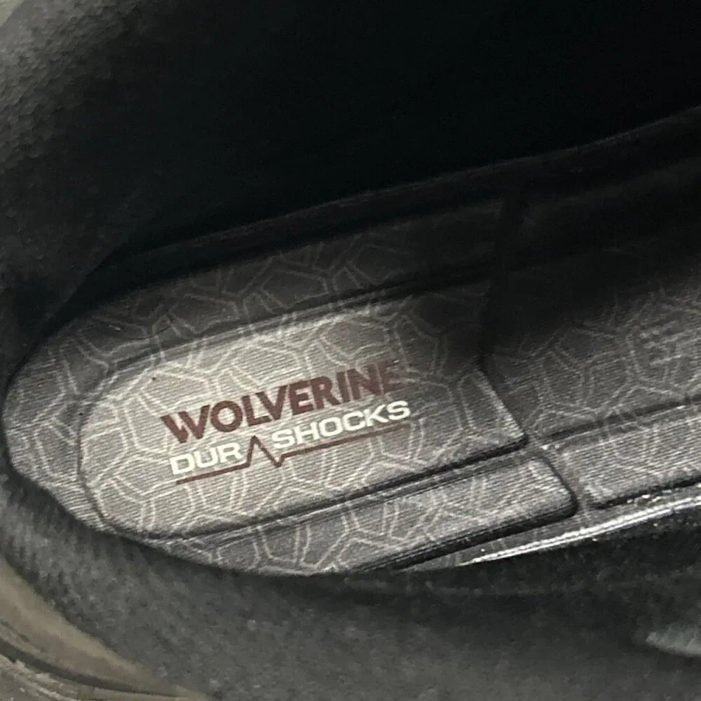 Wolverine Boots Mens 12 EW W211020 Rev Vent DuraShocks Composite Toe Black